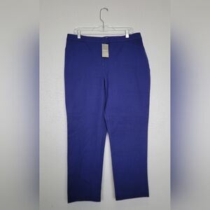 NWT Chico's Getaway Ankle So Slimming Carbon Blue Trouser Pants